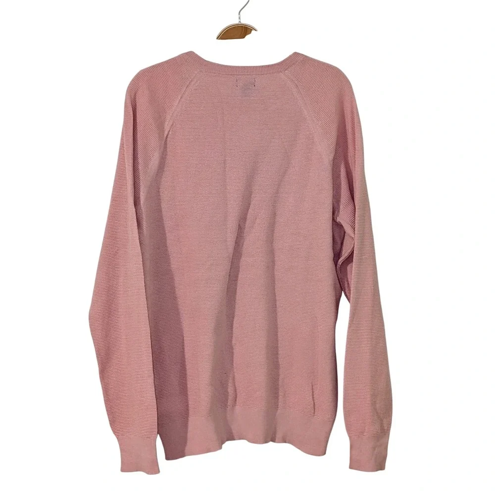 J. Crew Mens Cotton Knit Crew Neck Long‎ Sleeve Sweater, Size L NWT $89
